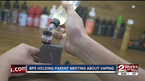 Bartlesville school staff explains vaping policies to parents