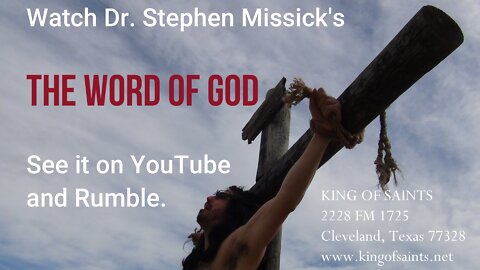 Dr Stephen Missick's "Word of God" film preview