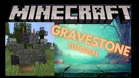 Minecraft: How To Make A Simple Gravestone
