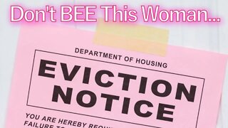 Getting Evicted? DO NOT Try this. Woman uses extreme method to try and STOP EVICTION