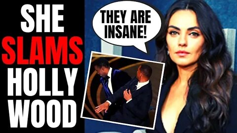 Mila Kunis SLAMS "Insane" Hollywood Elites For CLAPPING After Will Smith Slap At Oscars