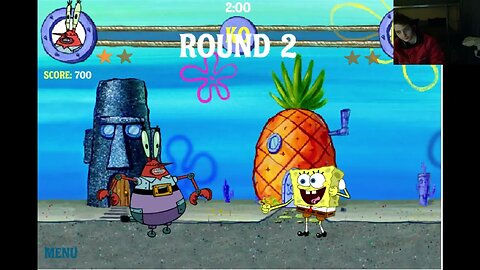 Mr Krabs Robot VS SpongeBob SquarePants In A Nickelodeon SpongeBob SquarePants Reef Rumble Battle