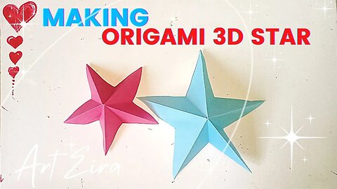 DIY - How to Make 3d Star with Paper | Make Origami 3d Star