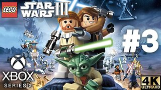 LEGO Star Wars III: The Clone Wars Gameplay Walkthrough Part 3 | Xbox Series X|S, Xbox 360 | 4K