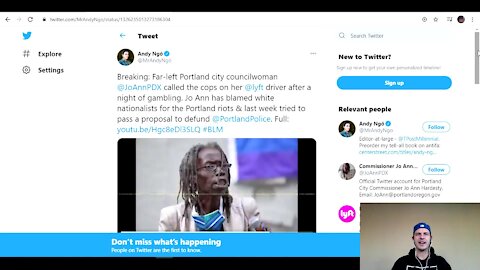 Defund The Portland Police City Commissioner Calls 911 On Lyft Driver For An Open Window...