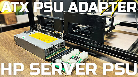 HP Server PSU to ATX PSU Adapter | Low Profile & Standard | 3D Print Master LLC