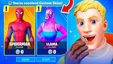 Trolling With CUSTOM Fortnite Skins.. (banned)