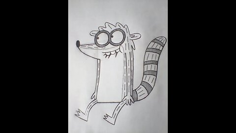 How to Draw Rigby from the Regular Show Series