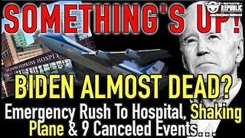 Something Up! Biden Almost Dead? Emergency Rush To Hospital, Shaking Plane & 9 Canceled Events…