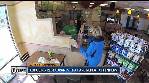 Dirty Dining: Golden Corral, Yummy House & Subway among 50+ restaurants with repeat violations