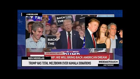 Pedophile Psyop Trump Has Total Meltdown Over Reptile Psyop MAN Kamala Harris Donations!
