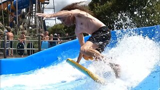 flowrider - Stephen - 4 at Soak City, Kings Island (2022)#shorts