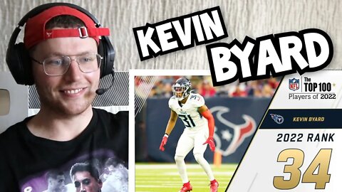 Rugby Player Reacts to KEVIN BYARD (Tennessee Titans, S) #34 NFL Top 100 Players in 2022