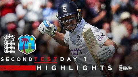 Pope Hits 121! / Highlights - England v West Indies Day 1 / Rothesay Test 2024