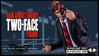 McFarlane Toys DC Multiverse Dark Knight Trilogy Two-Face Figure @TheReviewSpot
