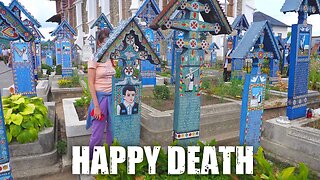 Visiting the World's Happiest Graveyard (Romania)