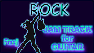 457 BLUES ROCK Jam Track in Fmaj for Guitar