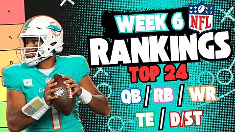 NFL Week 6 Rankings | Fantasy Football Stream #72