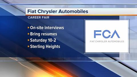 Fiat Chrysler Automobiles career fair at Sterling Heights Assembly Plant