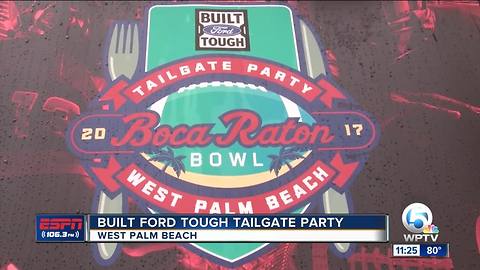 Boca Raton Bowl "Built Ford Tough Tailgate Party"