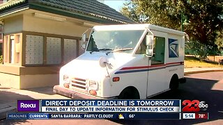 Direct deposit deadline for stimulus checks is Wednesday