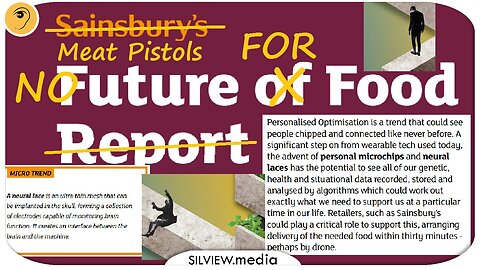 Sainsbury's "Future of Food" report is nuts!!! You have to see it to believe it