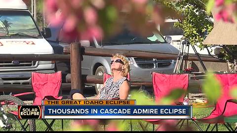 Cascade Solar Eclipse Crowds