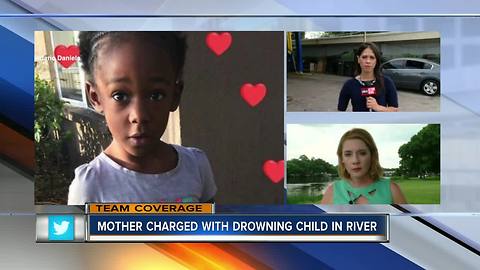 DCF releases documents of prior investigation into mother who allegedly drowned daughter in river, 6 p.m. show