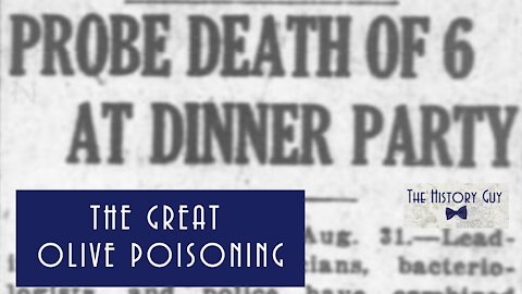 The "Great Olive Poisoning" of 1919
