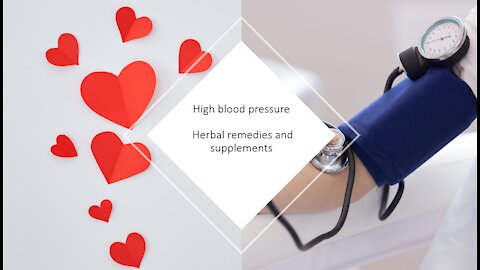 Herbs and supplements for cardiovascular support, hypertension, heart disease