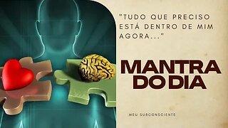 MANTRA DO DIA - Tudo o que preciso está dentro de mim agora... #mantra #espiritualidade #gratidão