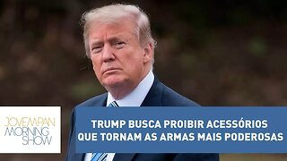 Donald Trump busca proibir acessórios que tornam as armas mais poderosas