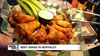 Painted chicken wings, how Bar Bill Tavern makes their signature wings