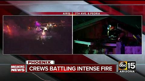 Two houses catch fire in Sunnyslope neighborhood