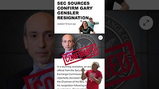 Breaking Crypto News: The Chairman of the SEC has resigned from his position! 💣 #GaryGensler