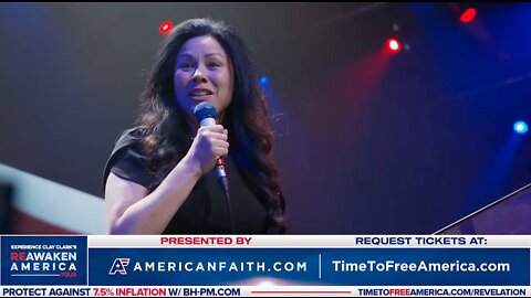 Singing of the National Anthem | Aiya Kelly | ReAwaken America Tour San Diego