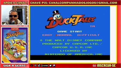 Os bons tempos do Canal SBT com Duck Tales !!! (Nintendo 8 bits)