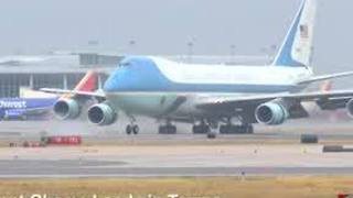 Air Force One Lands in Tampa