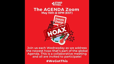 Stand4THEE "The AGENDA" Wed, May 15, 2024