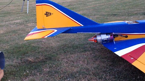 John's RC Jet with Real Jet Turbine Engine - Warning VERY LOUD!
