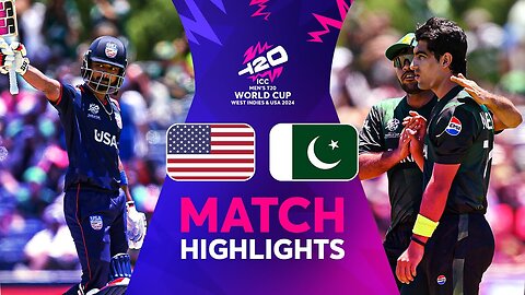 The American fairytale continues as USA beat Pakistan in a massive upset at the #T20WorldCup 😍
