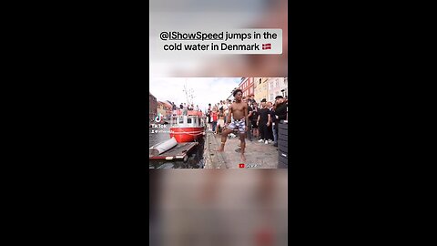 Speed in Denmark jumps in cold water 😂