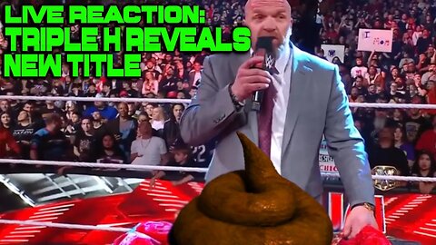 Live Reaction: HHH Reveals The New Title