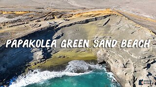 Papakolea Green Sand Beach on the Big Island of Hawaii