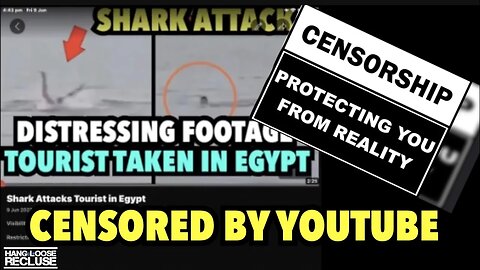 CENSORED BY YOUTUBE | Shark Attack Video in Egypt