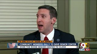Community members rally to save senior center