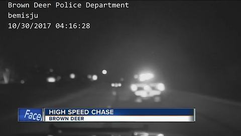 Battery thief leads Brown Deer police on high speed chase