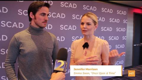 Jennifer Morrison and Colin O'Donoghue chat about 'Once Upon A Time' | Hot Topics