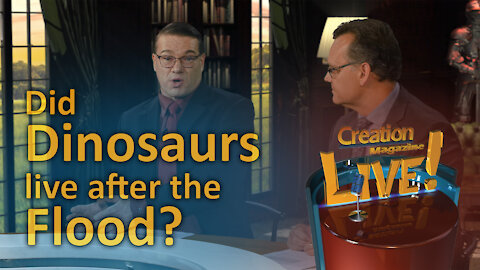 Did dinosaurs live after the flood? (Creation Magazine LIVE! 7-23)