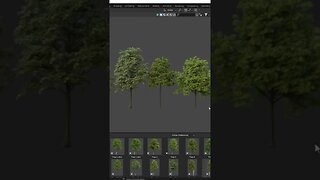 Photorealistic trees in Blender 3.5 || Free...Tutorial link on Comments